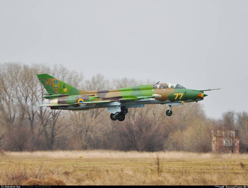 Cacciabombardieri Su-17 nelle file dell'aeronautica militare ucraina