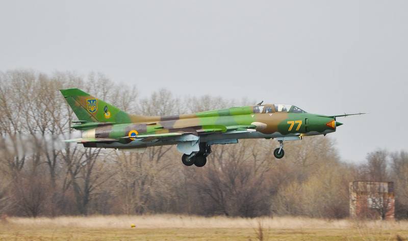 Истребители-бомбардировщики Су-17 в рядах ВВС Украины