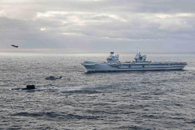 Великобритания временно передала флагман Королевского флота  авианосец HMS Queen Elizabeth под командование НАТО