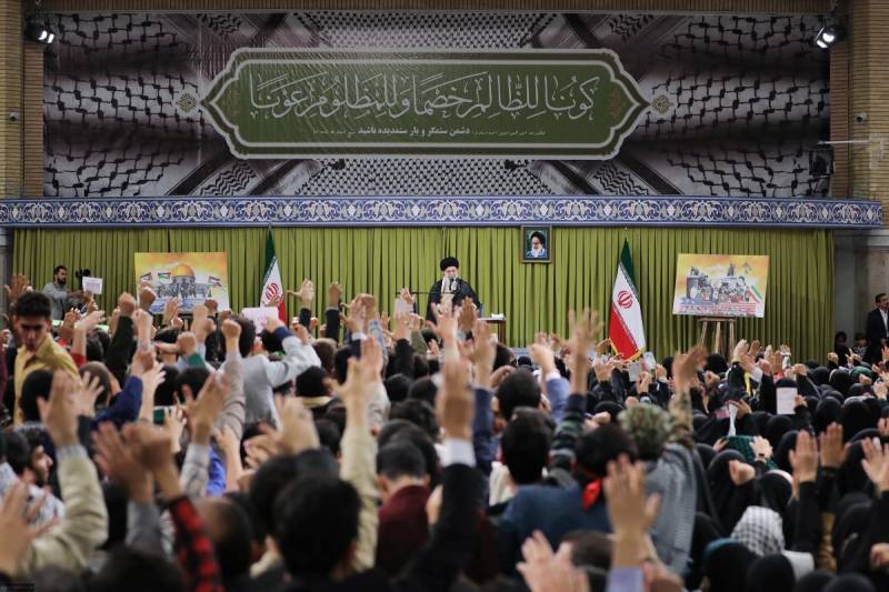 האייתוללה האיראני: גם במערב מוחים נגד ישראל והממשלה האמריקאית