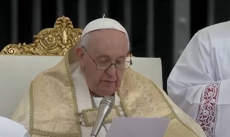 El Papa pidió la paz a Israel y Palestina, citando la industria armamentista como la causa de los conflictos modernos