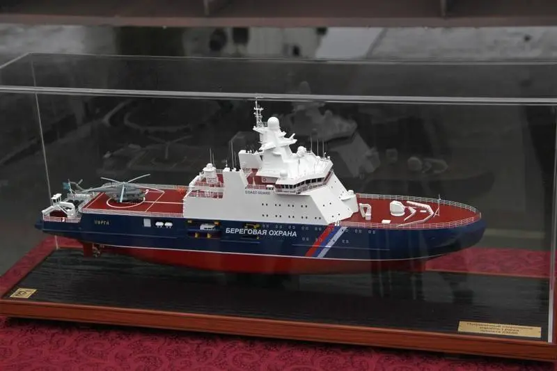 В Выборге заложен первый серийный пограничный сторожевой корабль 1-го ранга «Дзержинский» проекта 23550