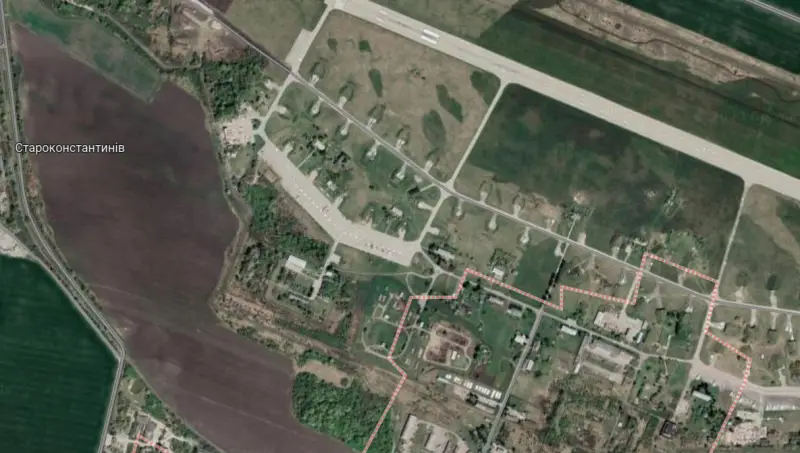 Новая ночь - новые прилёты по военному аэродрому в Староконстантинове Хмельницкой области