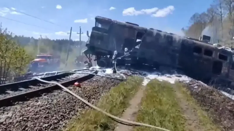 Un tren ucraniano que transportaba ayuda militar occidental descarriló cerca de Odesa