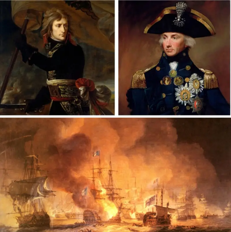 Bonaparte y Nelson: camino a Abukir
