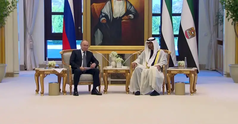 Az Orosz Föderáció elnöke az Egyesült Arab Emírségekben tett látogatása során: Az Emirátusok Oroszország fő kereskedelmi partnere az arab világban