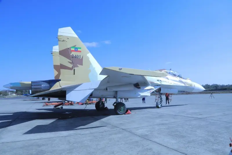ВВС Эфиопии получили на вооружение российские истребители «первого поколения» Су-30К