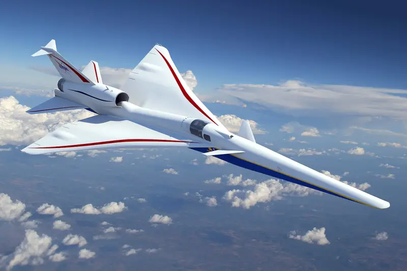 В США представили коммерческий сверхзвуковой самолет X-59 со сниженным уровнем шума
