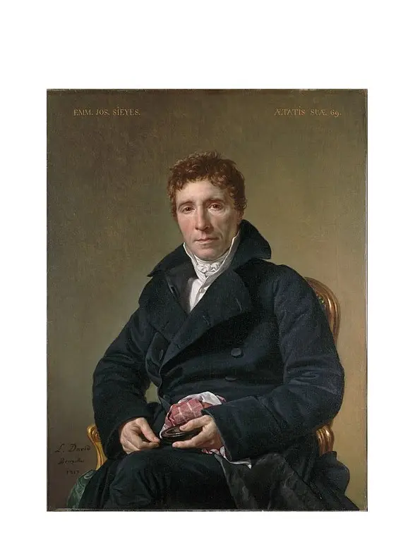 Emmanuel-Joseph Sieyès, "người múa rối" và "người chơi cờ", người đã trở thành Lãnh sự đầu tiên của Bonaparte