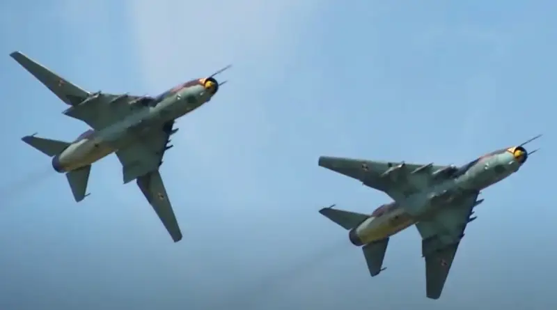 Опубликованы кадры падения истребителя-бомбардировщика Су-22М4 ВВС Вьетнама