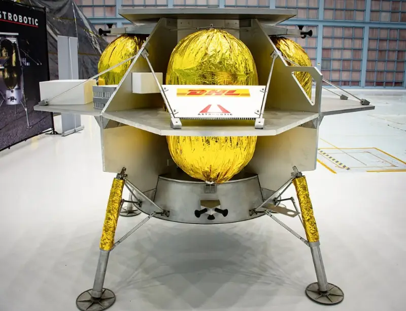 Американский космический модуль Peregrine с украинским флагом на борту вместо посадки на Луну сгорит в атмосфере Земли