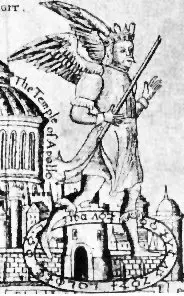 Изображение короля Бладуда с крыльями