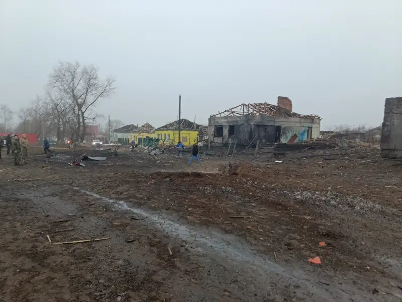 Нештатный сход авиационного боеприпаса привёл к повреждению нескольких домов в Воронежской области