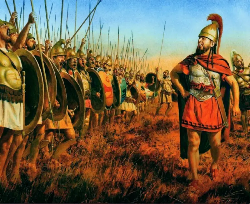 Der Beginn der Aktivitäten von Xanthippus dem Lacedämonier in Karthago während des Ersten Punischen Krieges