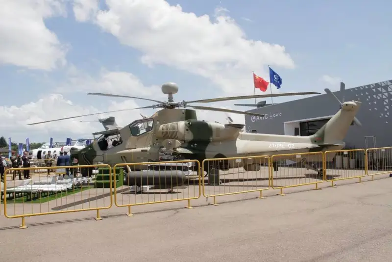 «Похож на американский Apache»: Китай представил экспортную версию ударного вертолета Z-10-ME-02