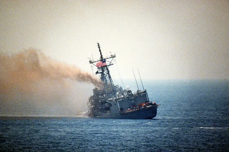 Фрегата USS Stark. Последствия атаки