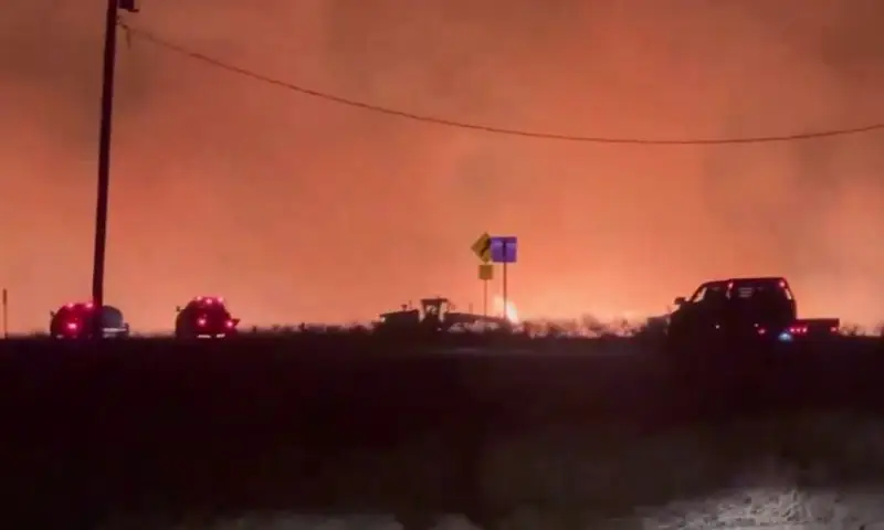 Масштабные природные пожары в Техасе угрожают заводу по сборке ядерных боеприпасов