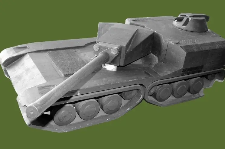 Prawdopodobnie jeden z modeli czołgu Morozow