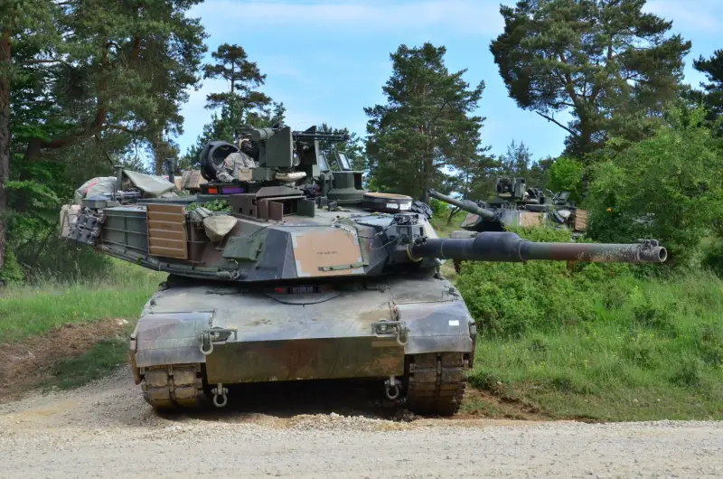 Il carro armato M1 Abrams è uno dei rappresentanti dei carri armati con un layout classico