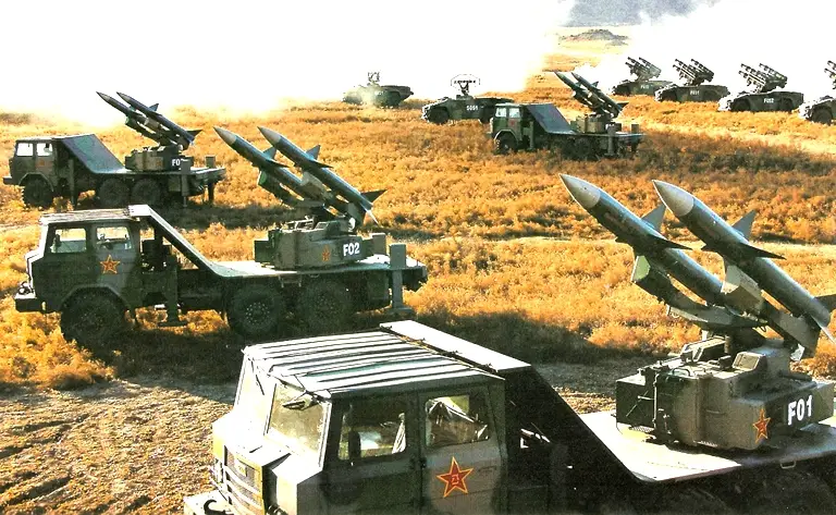 Украинские и китайские ЗРК на базе ракет воздушного боя с полуактивной радиолокационной системой наведения