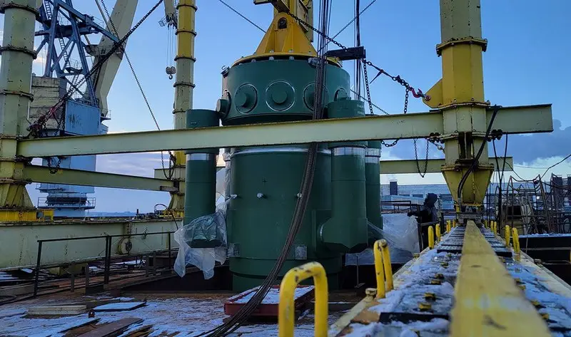 Четвёртый серийный атомный ледокол «Чукотка» проекта 22220 получил энергетическую установку
