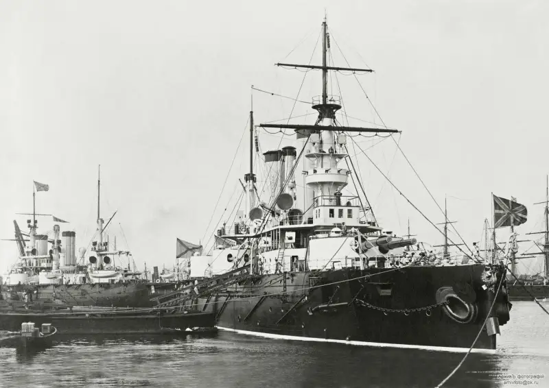 The first tests of cemented armor in the Russian Empire and the protection of squadron battleships of the Poltava type