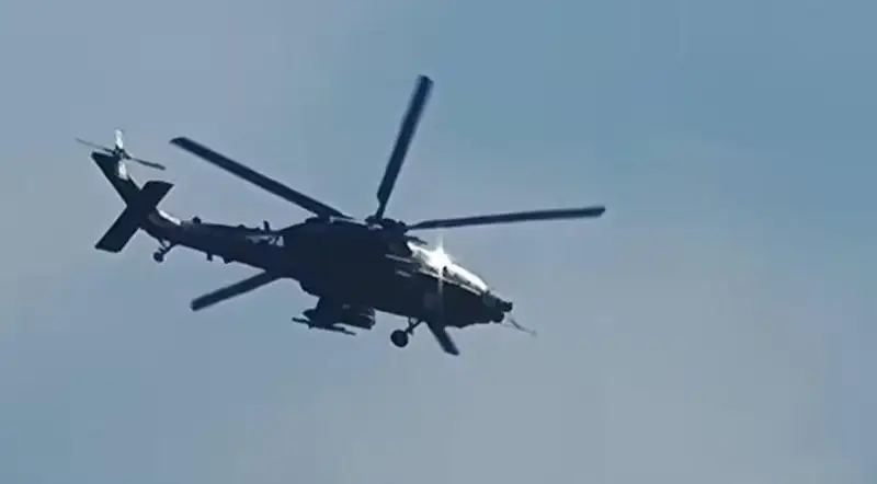 Publicadas imagens de um helicóptero de ataque chinês até então desconhecido