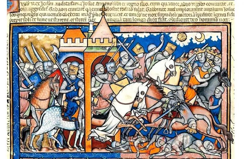 Constantinople is under crusader threat. 12th century
