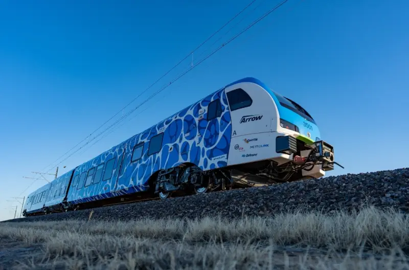 В США поезд на водородном топливе установил новый мировой рекорд по дальности поездки