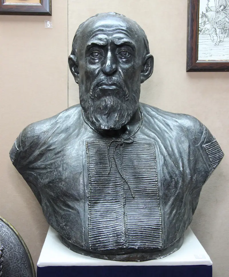 Busto di Ivan il Terribile. Basato sulla ricostruzione di Gerasimov