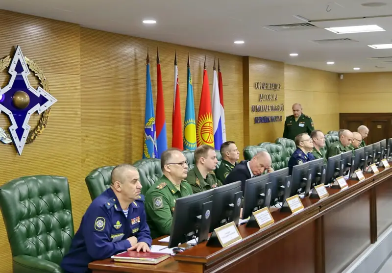 В ходе штабных учений ОДКБ отработаны действия при кризисной ситуации в условном государстве Центральноазиатского региона
