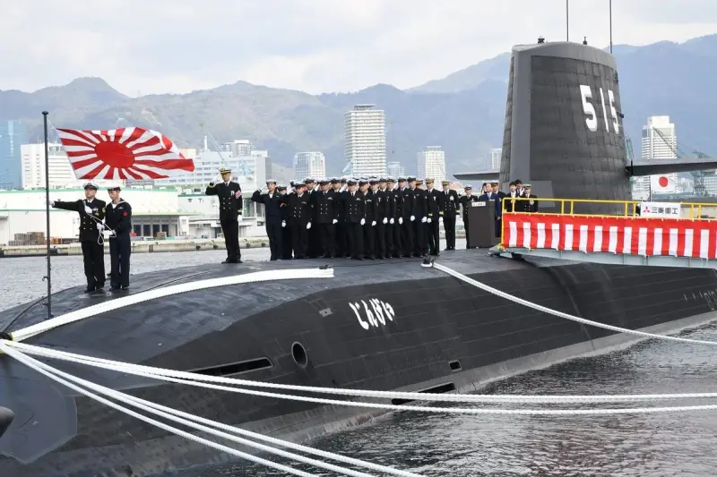 ВМС Сил самообороны Японии пополнились третьей НАПЛ нового поколения типа Taigei проекта 29SS