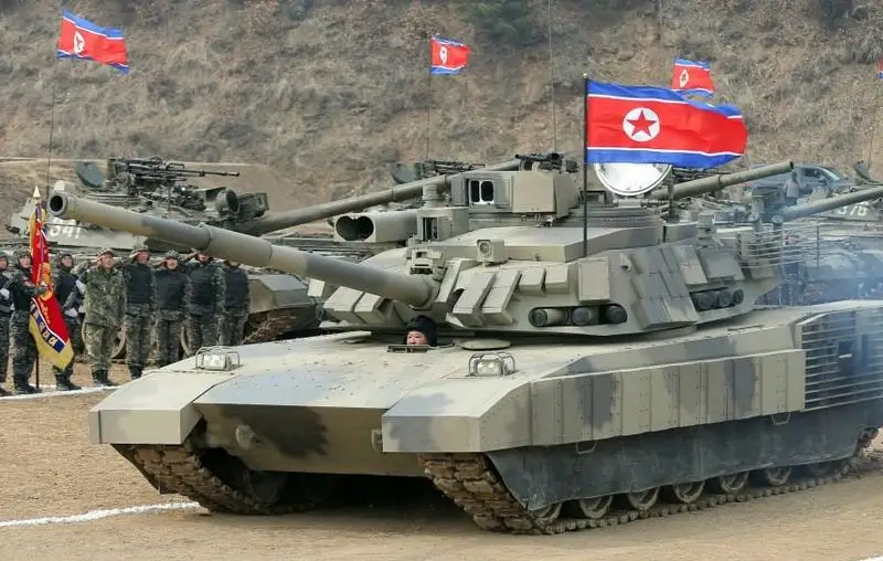 TNI: Названный северокорейской «Арматой» танк М2020 разработан на базе советского ОБТ Т-62
