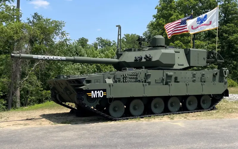 The US Army received the first production light tank M10 Booker