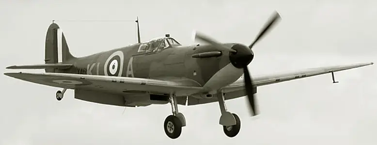 Flagelo da Luftwaffe. Caças Supermarine Spitfire britânicos