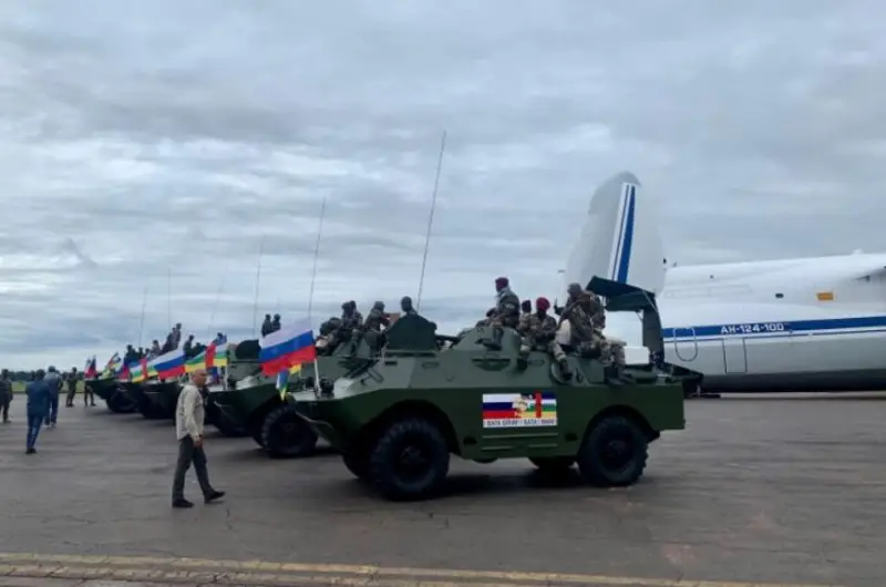 Las autoridades de la República Centroafricana propusieron a Rusia colocar una base militar de las Fuerzas Armadas rusas en el este del país