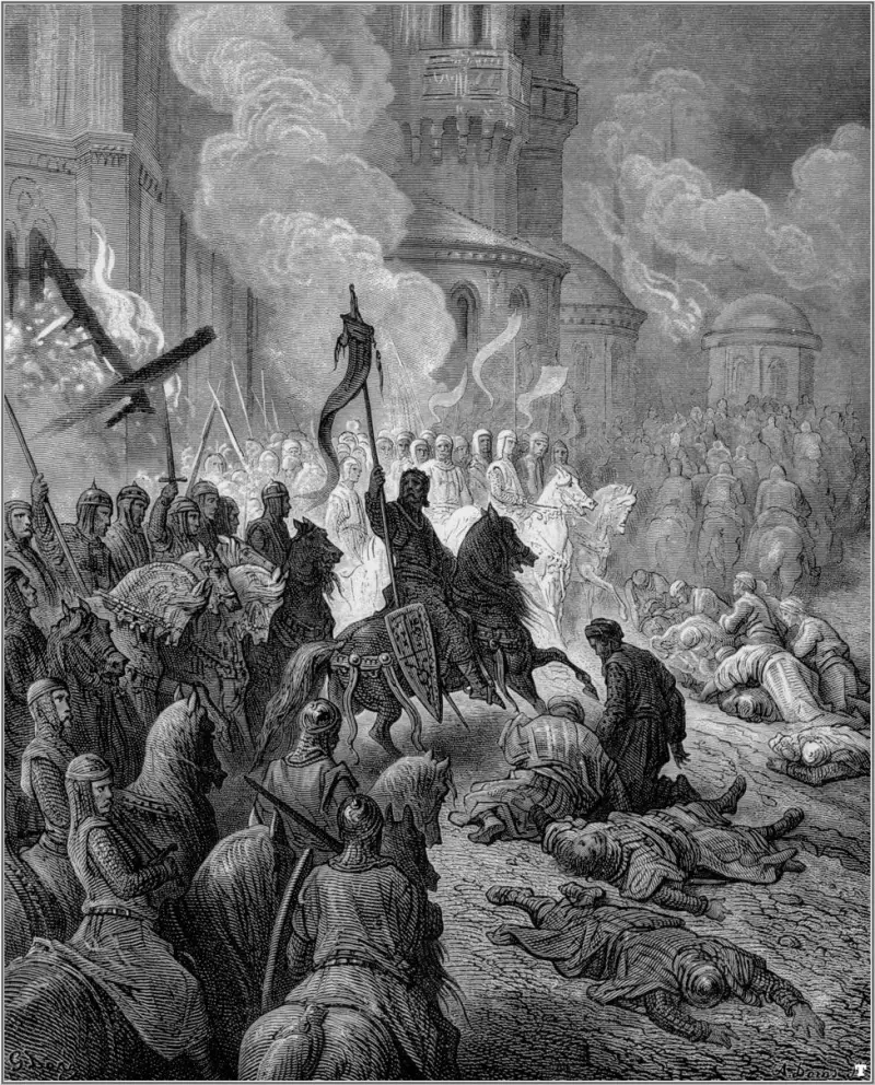 Cómo las bandas de “Caballeros de la Cruz” capturaron Constantinopla