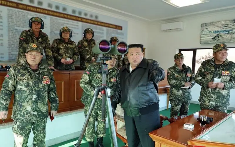 The DPRK army practiced a counterstrike using tactical nuclear weapons for the first time