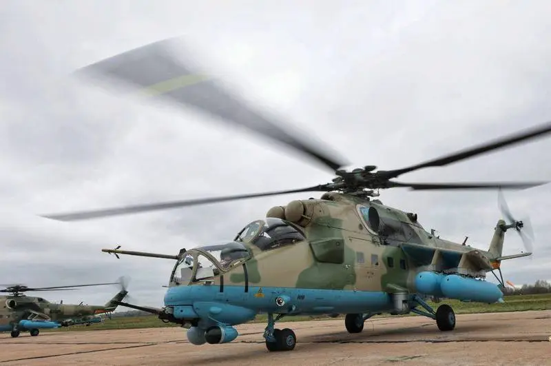 Вторая партия российских ударных вертолётов Ми-35М прибыла в Белоруссию