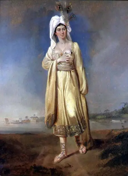 "Princesse Caraboo" d'Edward Bird, 1817