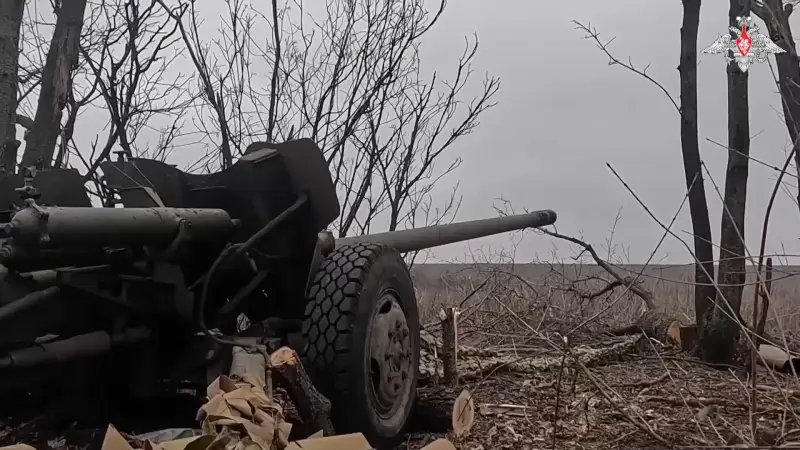 Пушки МТ-12 «Рапира» в зоне проведения Спецоперации