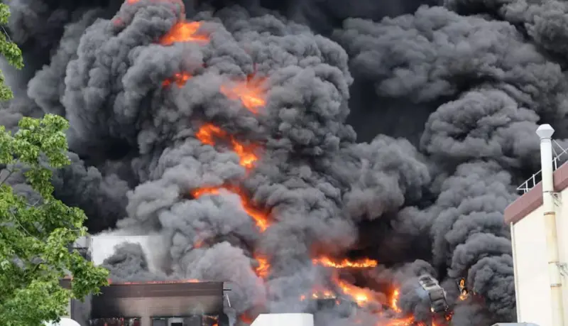 Tại Berlin, một đám cháy đã xảy ra tại nhà máy của một công ty sản xuất hệ thống phòng không IRIS-T.