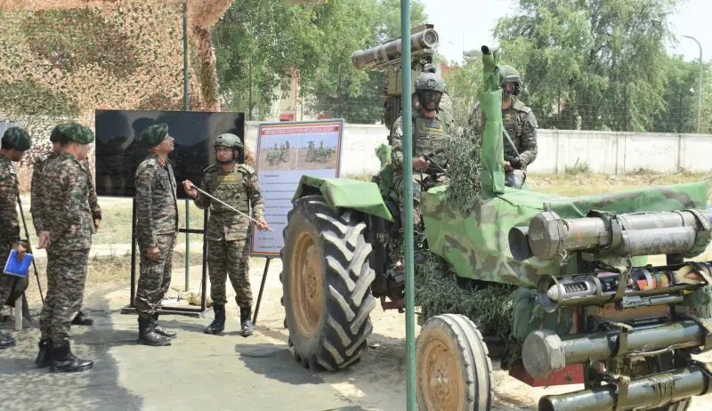 Индийская армия создала противотанковую установку на базе трактора
