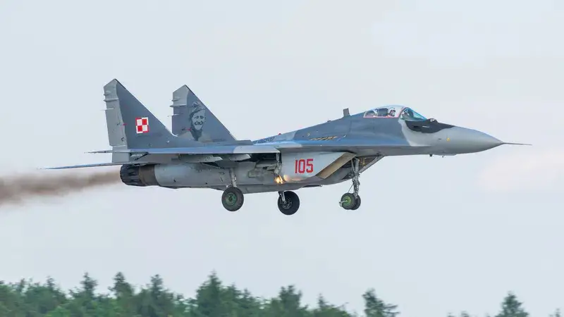 Польское командование подтвердило инцидент с МиГ-29 ВВС Польши в 30 км от границы с Россией