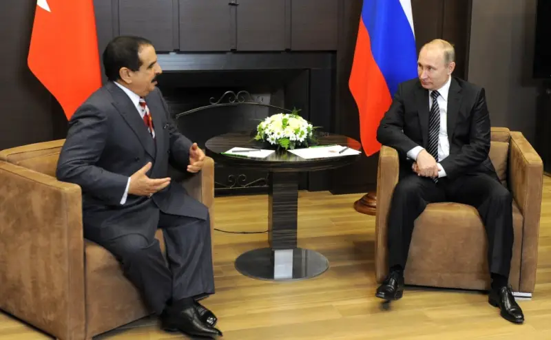 Король Бахрейна предложил Путину провести мирную конференцию по Ближнему Востоку с участием РФ