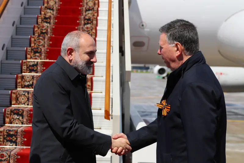 Премьер Армении Пашинян прибыл в Москву на саммит ЕАЭС и для встречи с президентом России