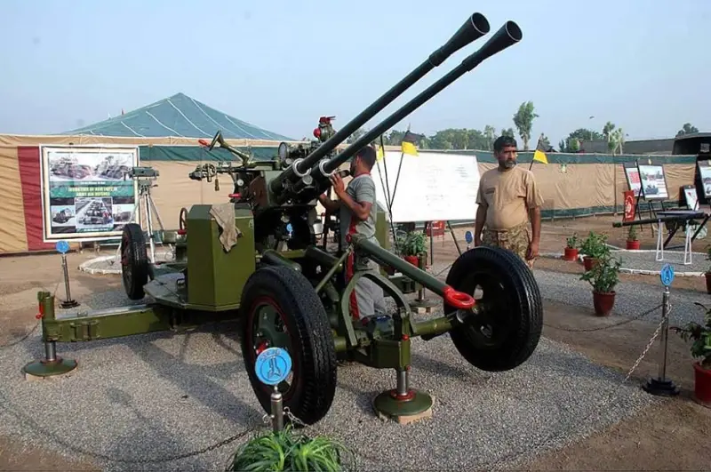 Система ПВО Пакистана: зенитные пулемётные и артиллерийские установки