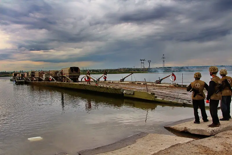 В Волчанске ВС России уничтожили транспорт украинских военных на переправе через реку