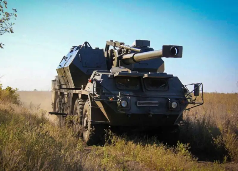Foi publicada filmagem do Lancet derrotando o canhão autopropelido tcheco vz.77 DANA das Forças Armadas Ucranianas