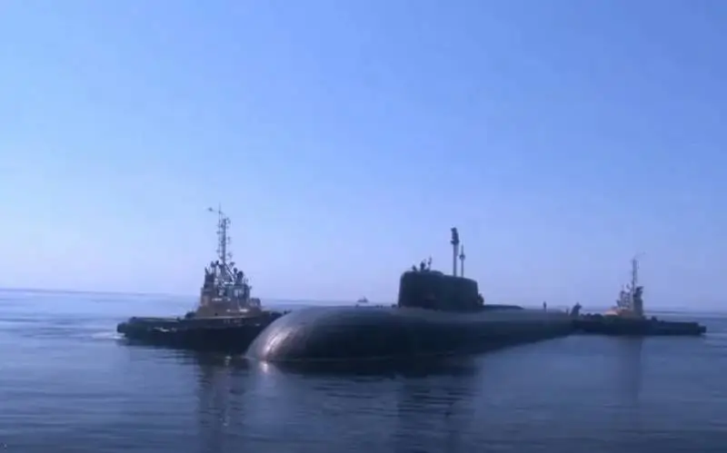 Источник: Модернизированная многоцелевая АПЛ «Иркутск» проекта 949АМ «Антей» вышла на послеремонтные испытания